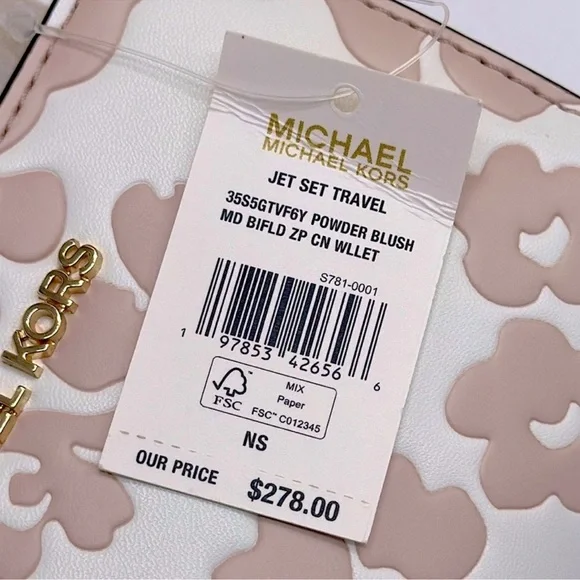 Michael Kors Jet Set Medium Floral Print Bi-Fold Wallet
POWDER BLUSH
NWT - Picture 16 of 16